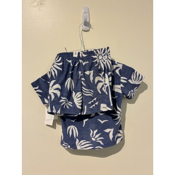 NWT Grayson Mini Blue & White Shirt & Shorts Outfit - 2T - Picture 2 of 3